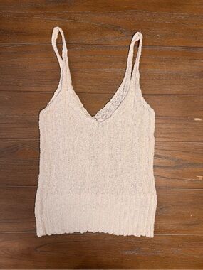 O'Neill Cream Knit V-Neck Cami